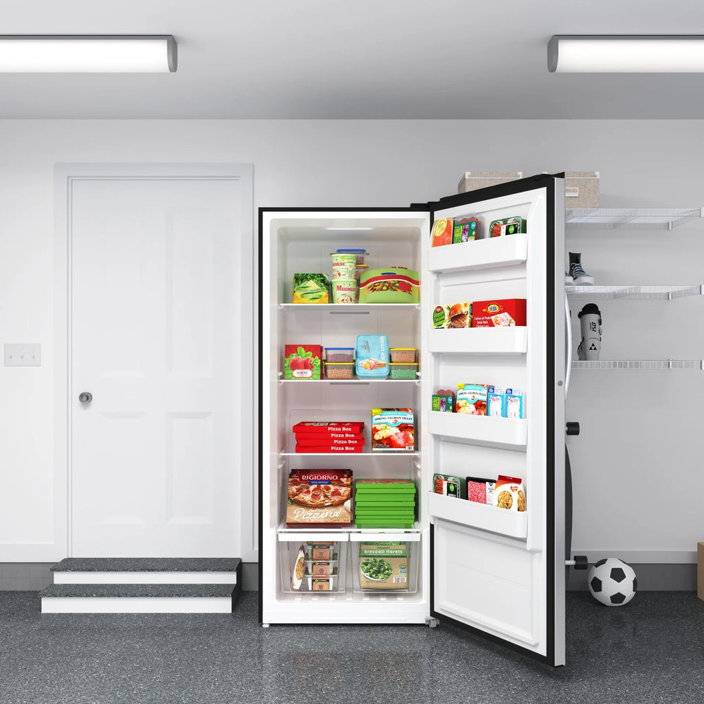 21 cu. ft. Silver Convertible Refrigerator Freezer P98378