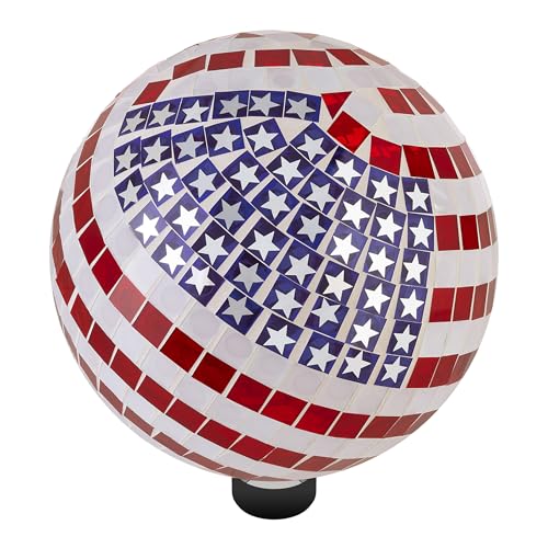 10" Diameter Glass Mosaic Gazing Globe I972