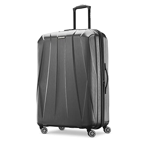 Black Hardside Expandable Luggage with Spinner Wheels, Carry-On 20-Inch R353960