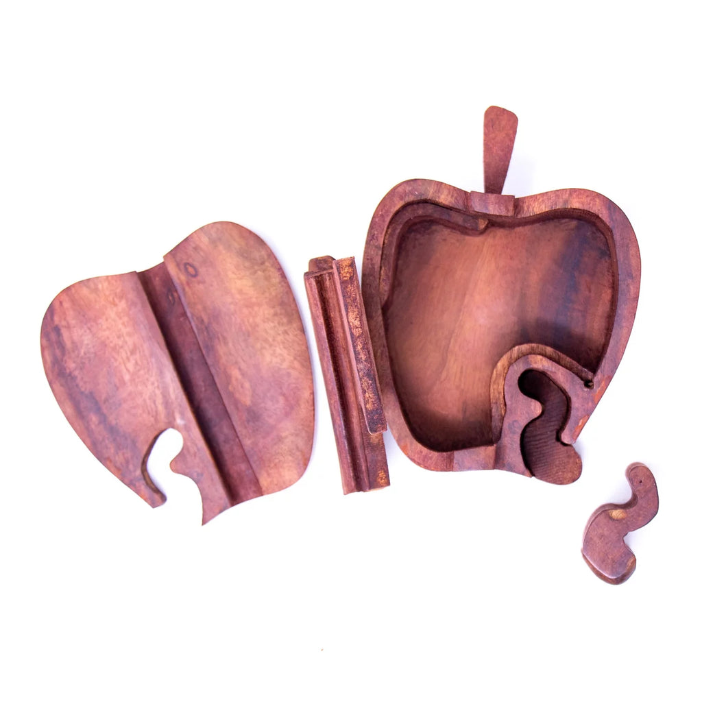 Handmade Wood Puzzle Box J62579