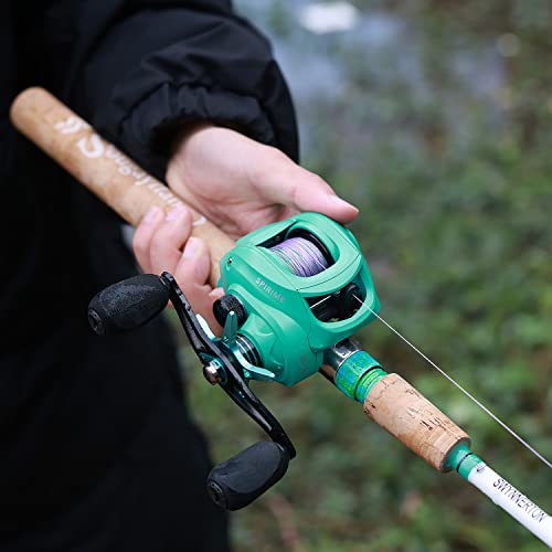 2-Piece 5-Foot 6-Inch Graphite & Fiberglass Fishing Rod and Reel Combo N668