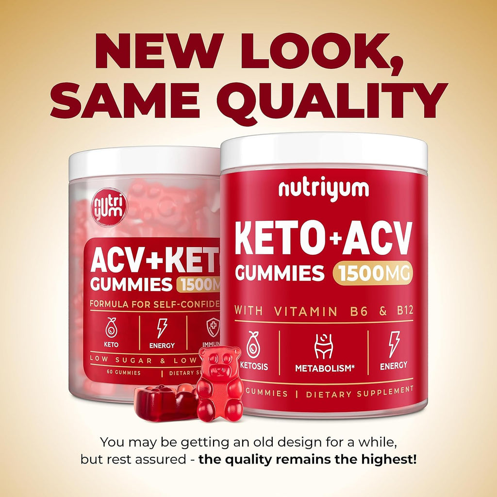 Keto ACV Gummies 1500 mg - 60 pcs A53111