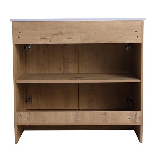 30 Inch Freestanding Single Sink Bathroom Vanity with Sink H6529