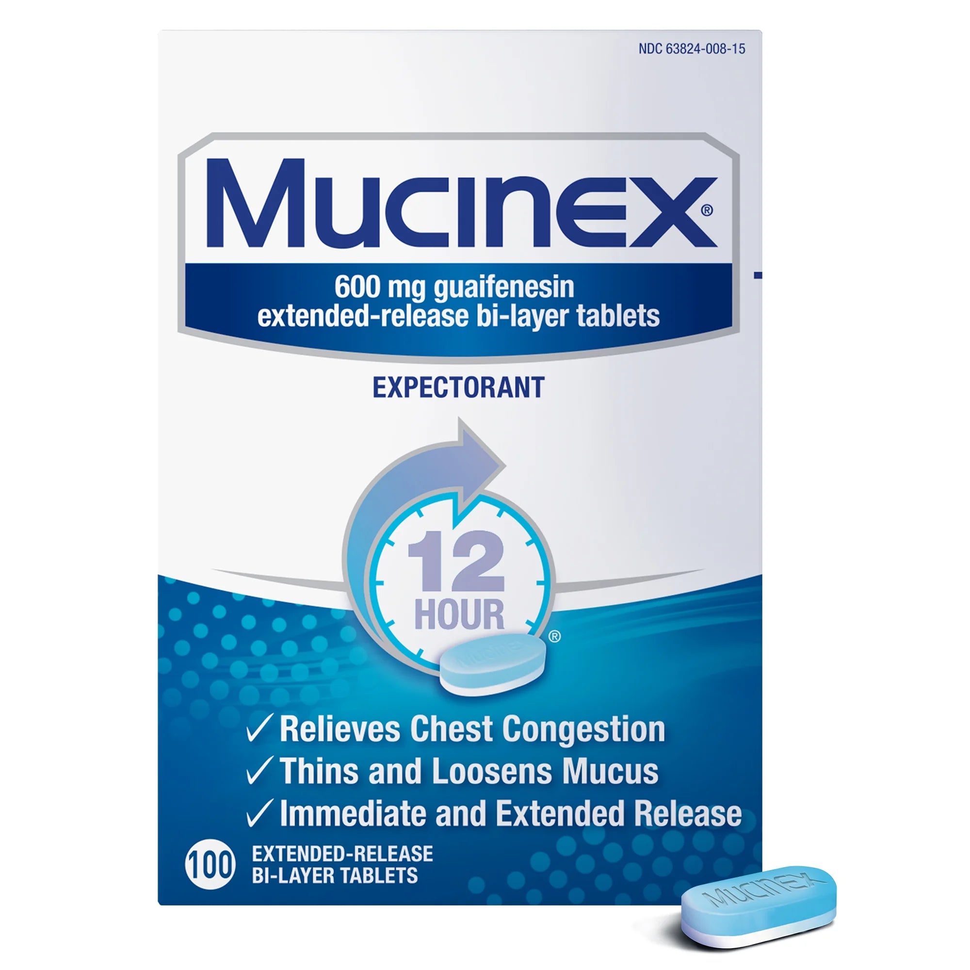 100 Tablets Chest Congestion Relief S723304