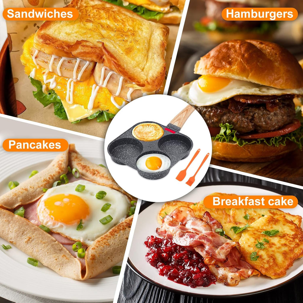 4 Cup Nonstick Aluminum Egg Pan U9135