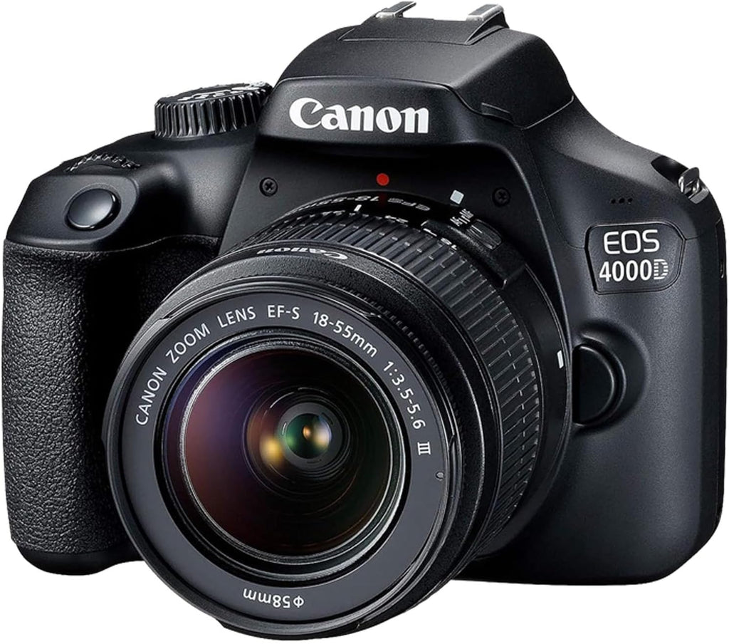 DSLR Camera with 18-55mm, 75-300mm, 420-800mm Lens + 128 GB Memory (Renewed) A3470