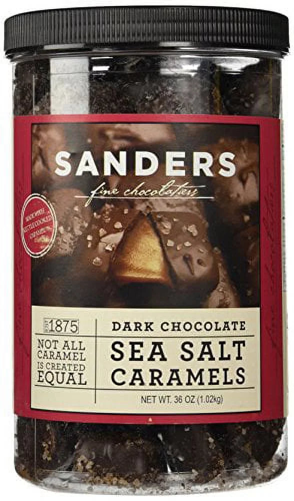 Dark Chocolate Sea Salt Caramels 36 ounces C2691