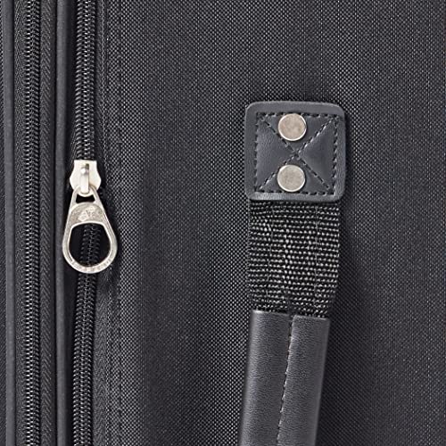 Black 2-Piece Softside Upright Luggage Set J961