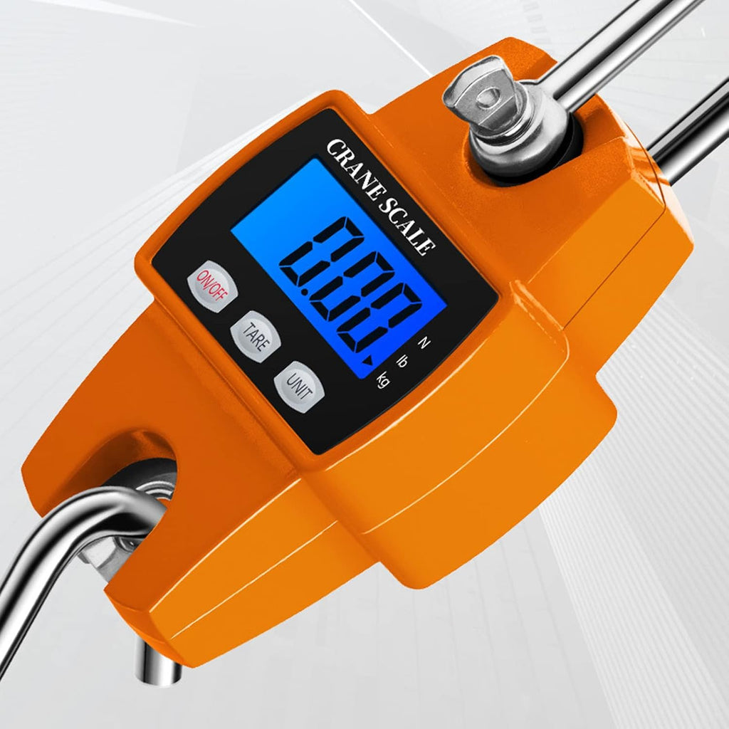 Digital Hanging Scale 660 LB 300KG Heavy-Duty Waterproof Portable Crane Scale X928801