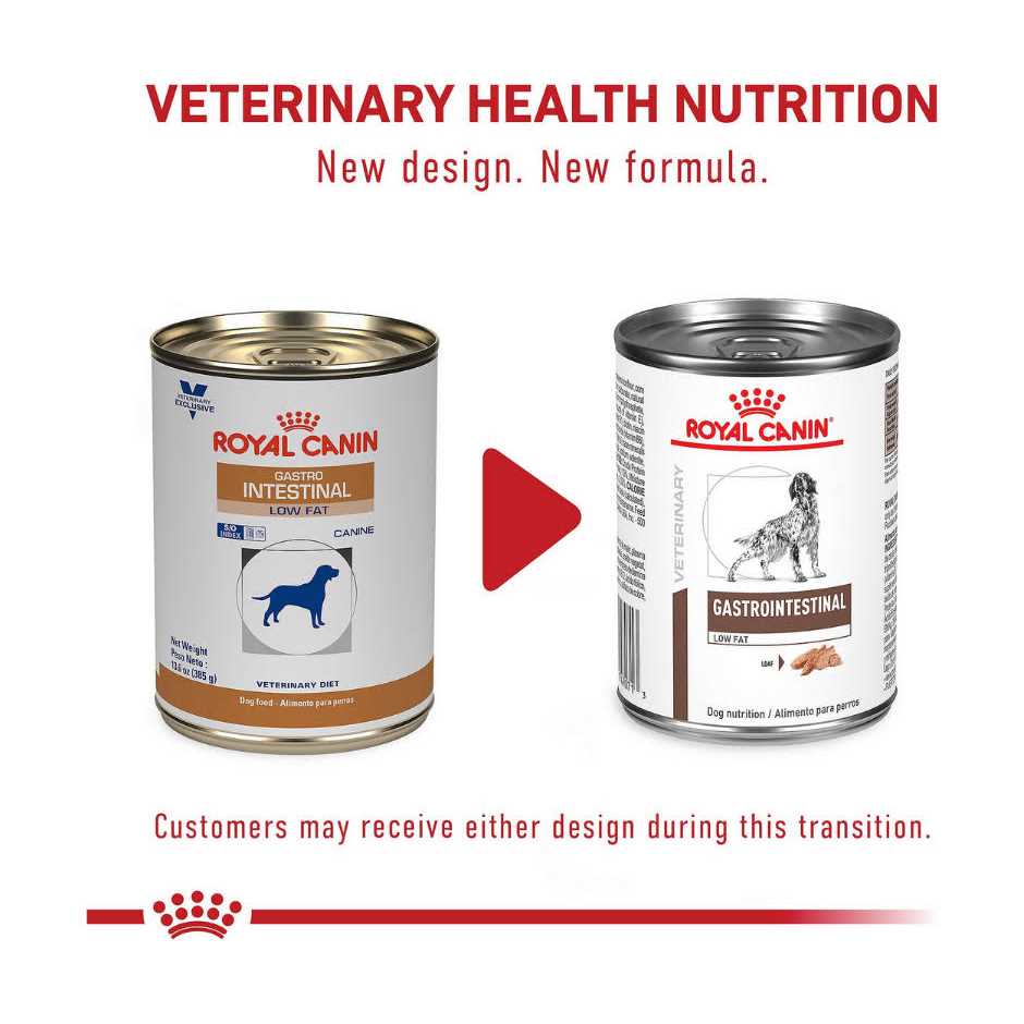 Veterinary Diet Gastrointestinal Low Fat Canned Dog Food B476