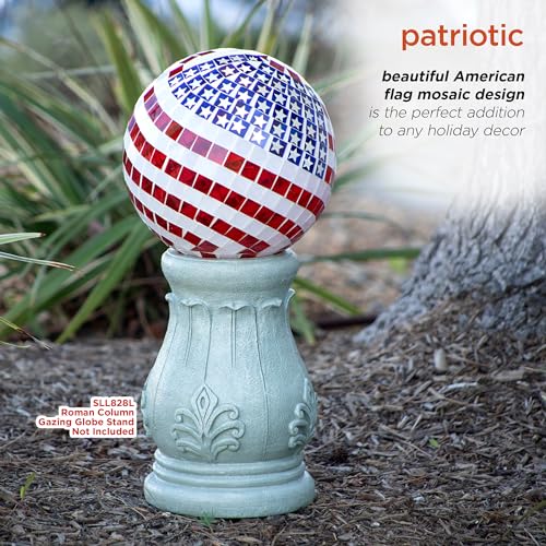 10" Diameter Glass Mosaic Gazing Globe I972