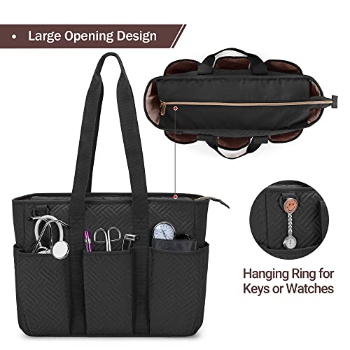 Black Nurse Tote Bag H5216