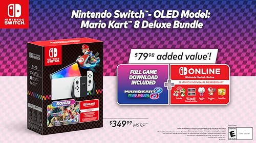 OLED Model Mario Kart 8 Deluxe Bundle C493913