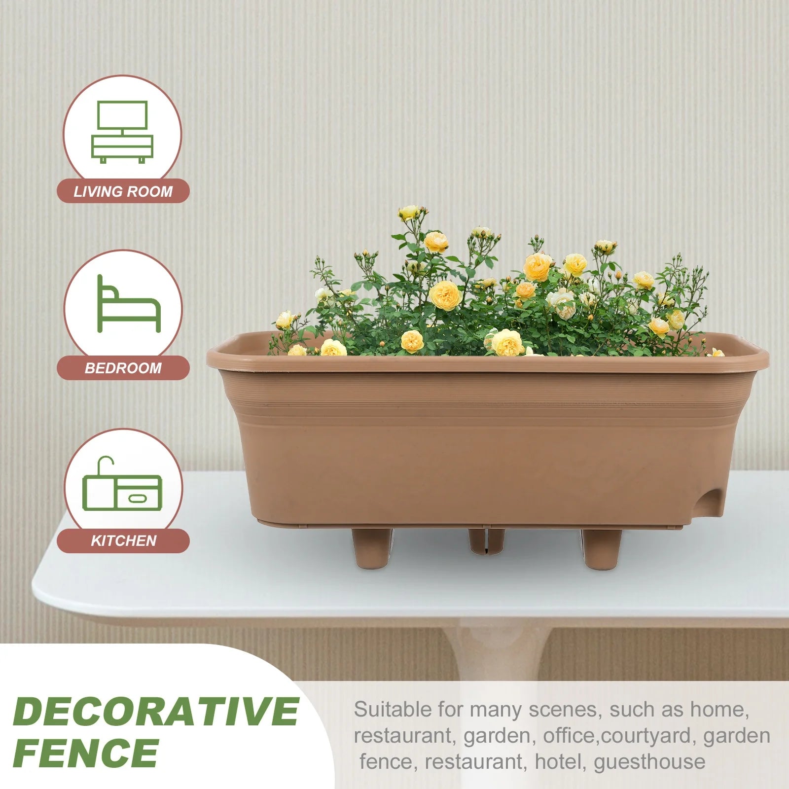 Rectangular Plant Pots Planter P2566
