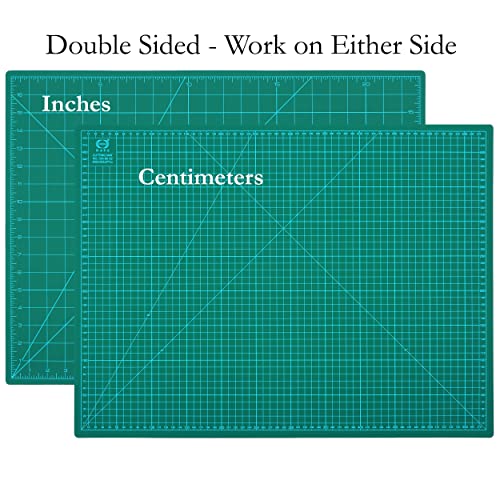 36" x 24" Self-Healing Double-Sided Cutting Mat Green V87529
