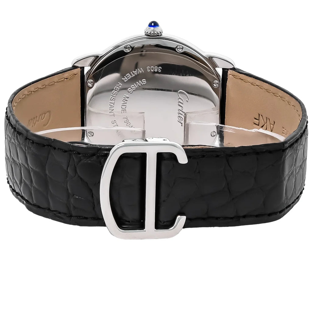 Large Silver Dial Quartz Watch A515