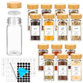4 oz Glass Spice Jars with Bamboo Lids, 24 Pack G940