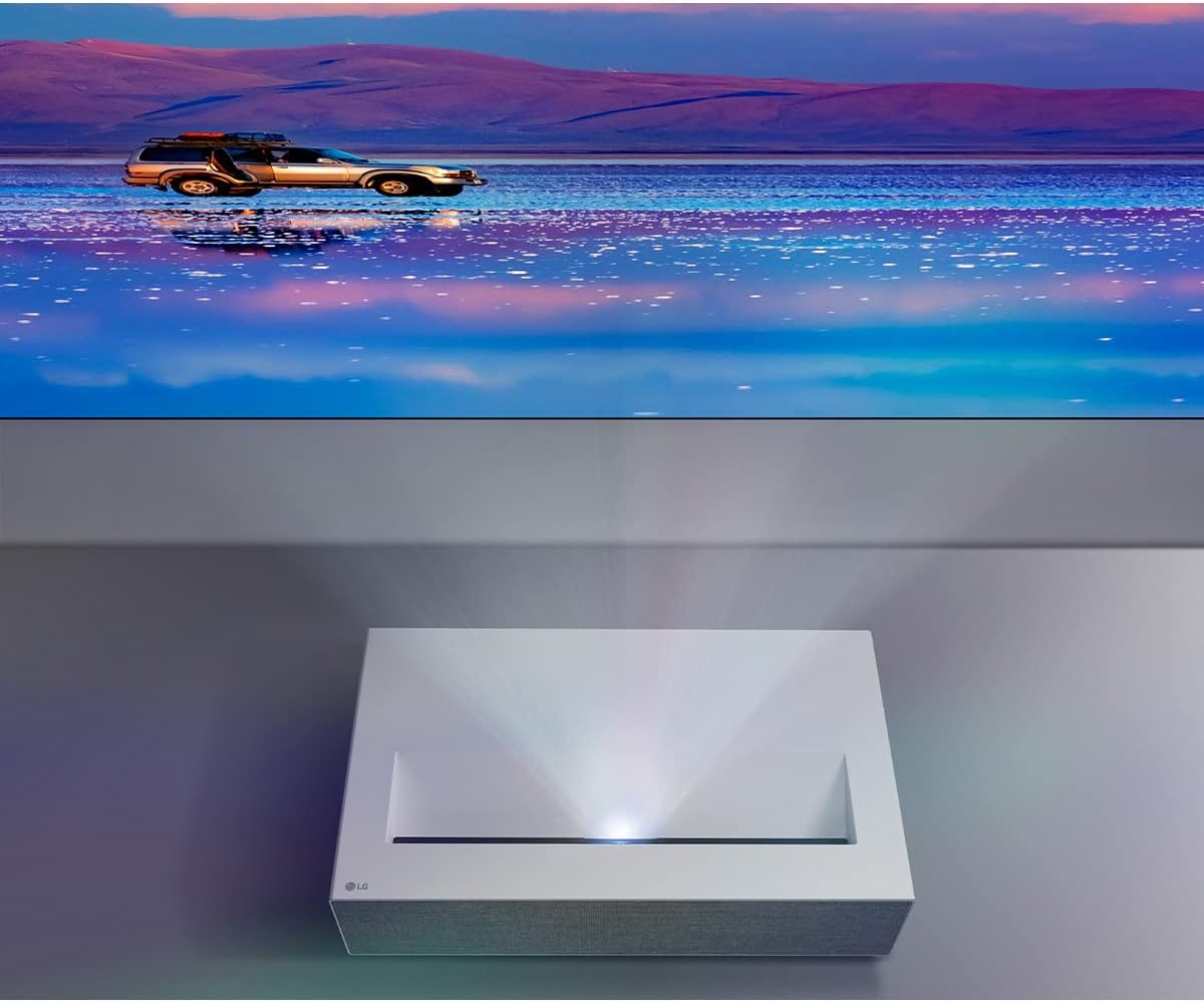 White UHD 4K DLP Ultra Short Throw Laser Projector O609
