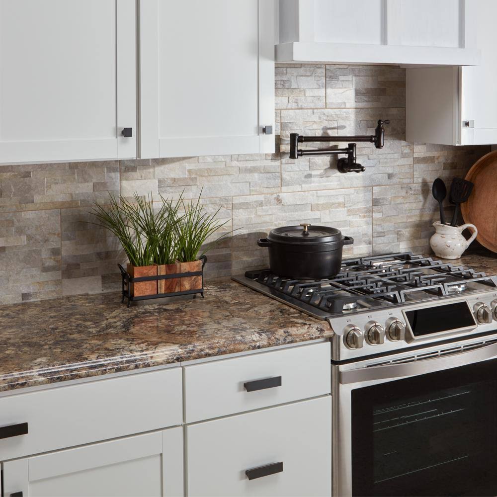 8 ft. Laminate Countertop Kit with Left Miter C7361