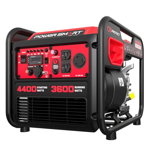 2500-Watt Gas Powered Portable Inverter Generator with CO Sensor V8117