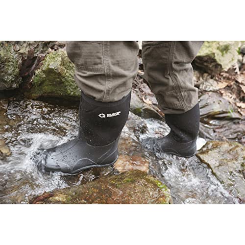 Men's Waterproof Rubber Hunting Work Rain Boots 12", 5mm Neoprene N168