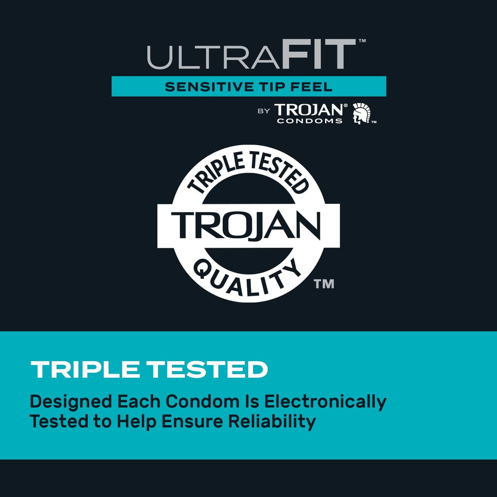 Ultrafit Sensitive Tip Condoms, 10 Count X62174