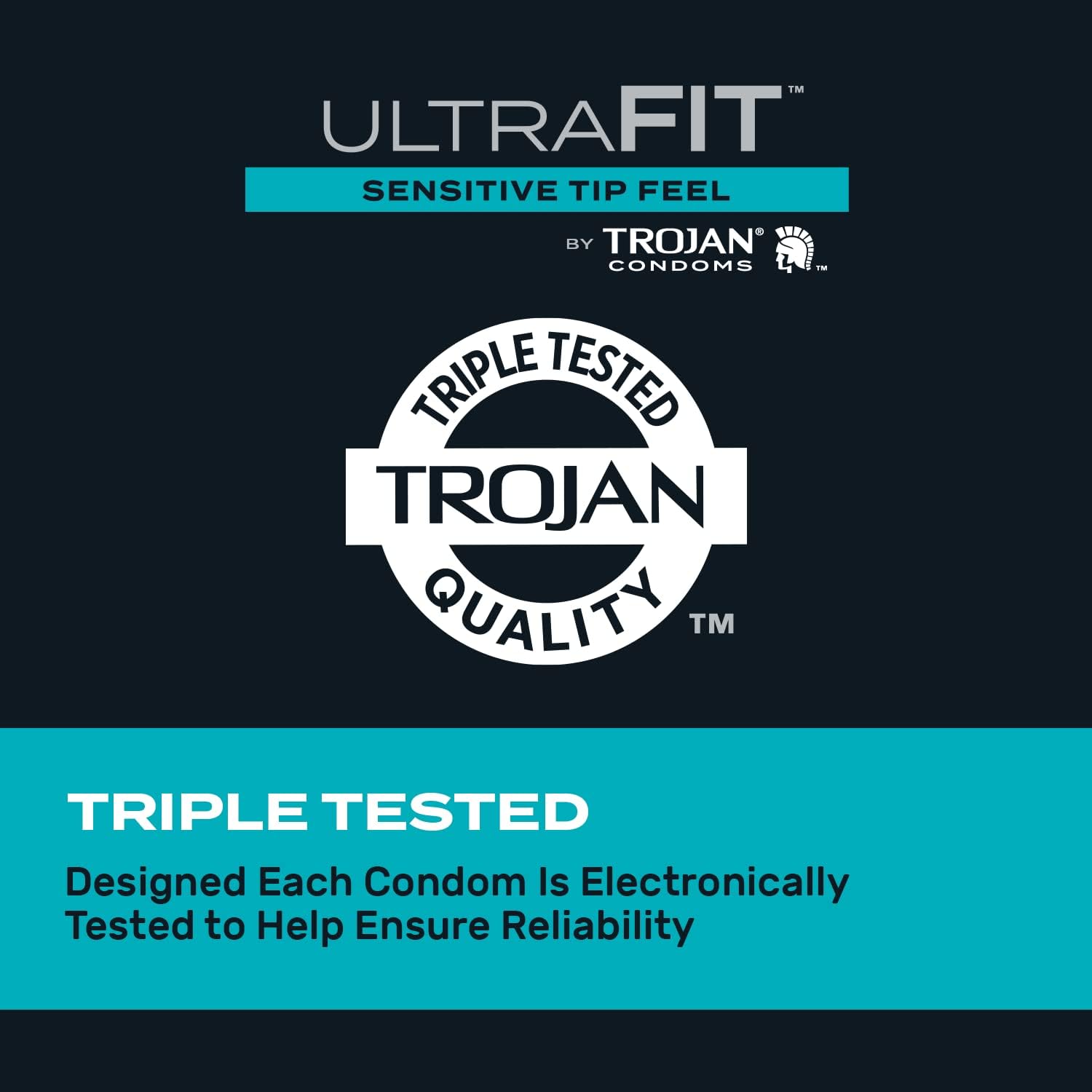 Ultrafit Sensitive Tip Condoms, 10 Count X62174