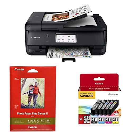 All-in-One Printer Copier Scanner Fax with Auto Document Feeder Black S2519