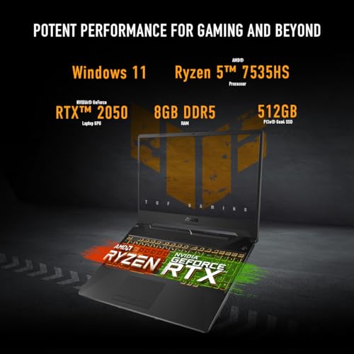 15.6” FHD 144Hz Display Gaming Laptop with RTX 3050 B250409