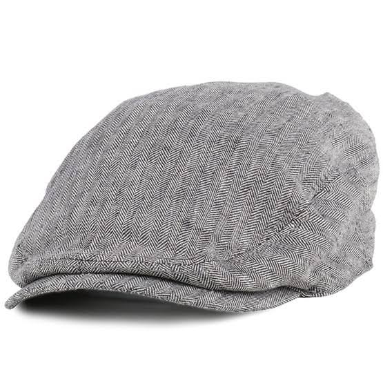 Gray Linen Ivy Cap O699