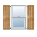Rough Sawn Western Red Cedar Board-n-Batten Shutters (Per Pair) X53191