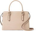 Leather Crossbody Bag Purse Handbag (warm beige) E599