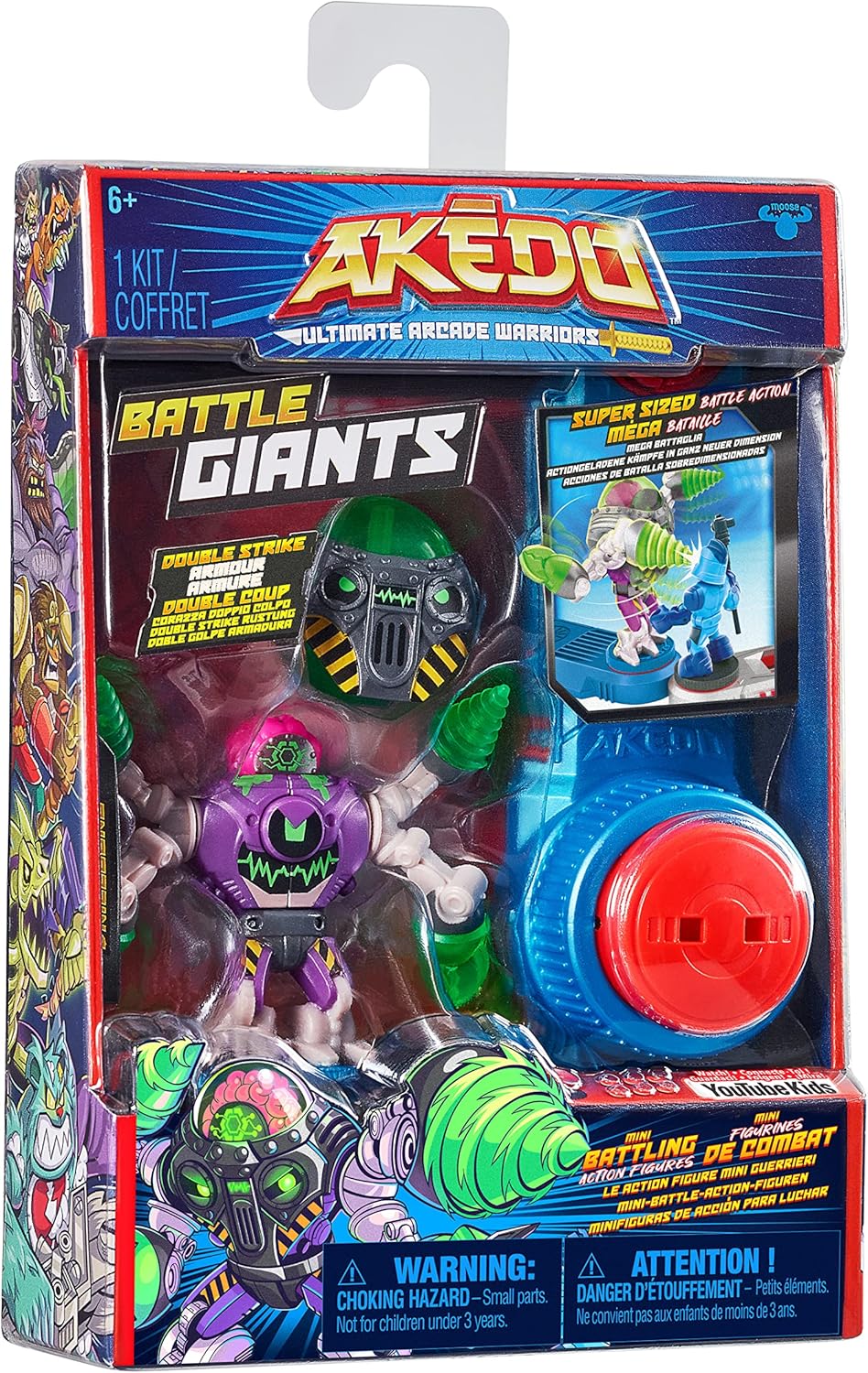 Ultimate Arcade Warriors Giants Mini Battling Action Figures T50149