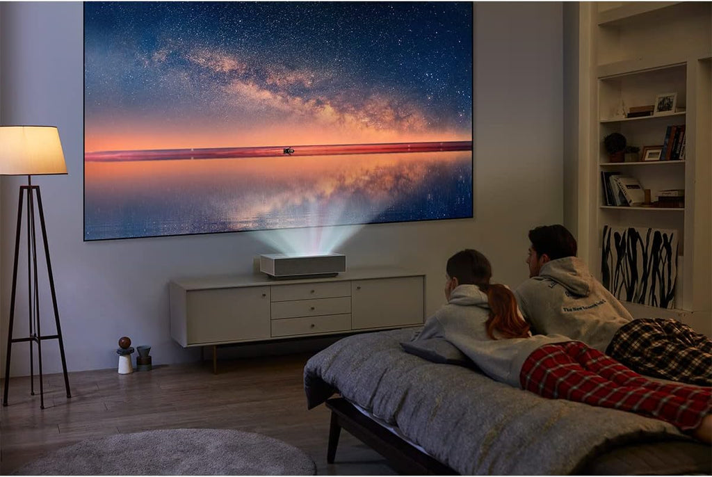 White UHD 4K DLP Ultra Short Throw Laser Projector O609