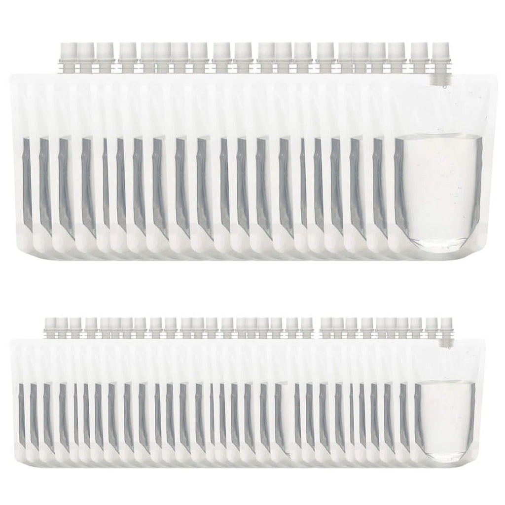 50PCS 100Ml Liquid Stand Bag Leak Proof Drink Packaging Bag Spout Pouch E2332