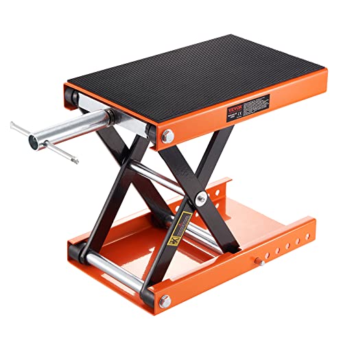 1100 LBS Steel Motorcycle Scissor Lift Jack with Safety Pin Z90337