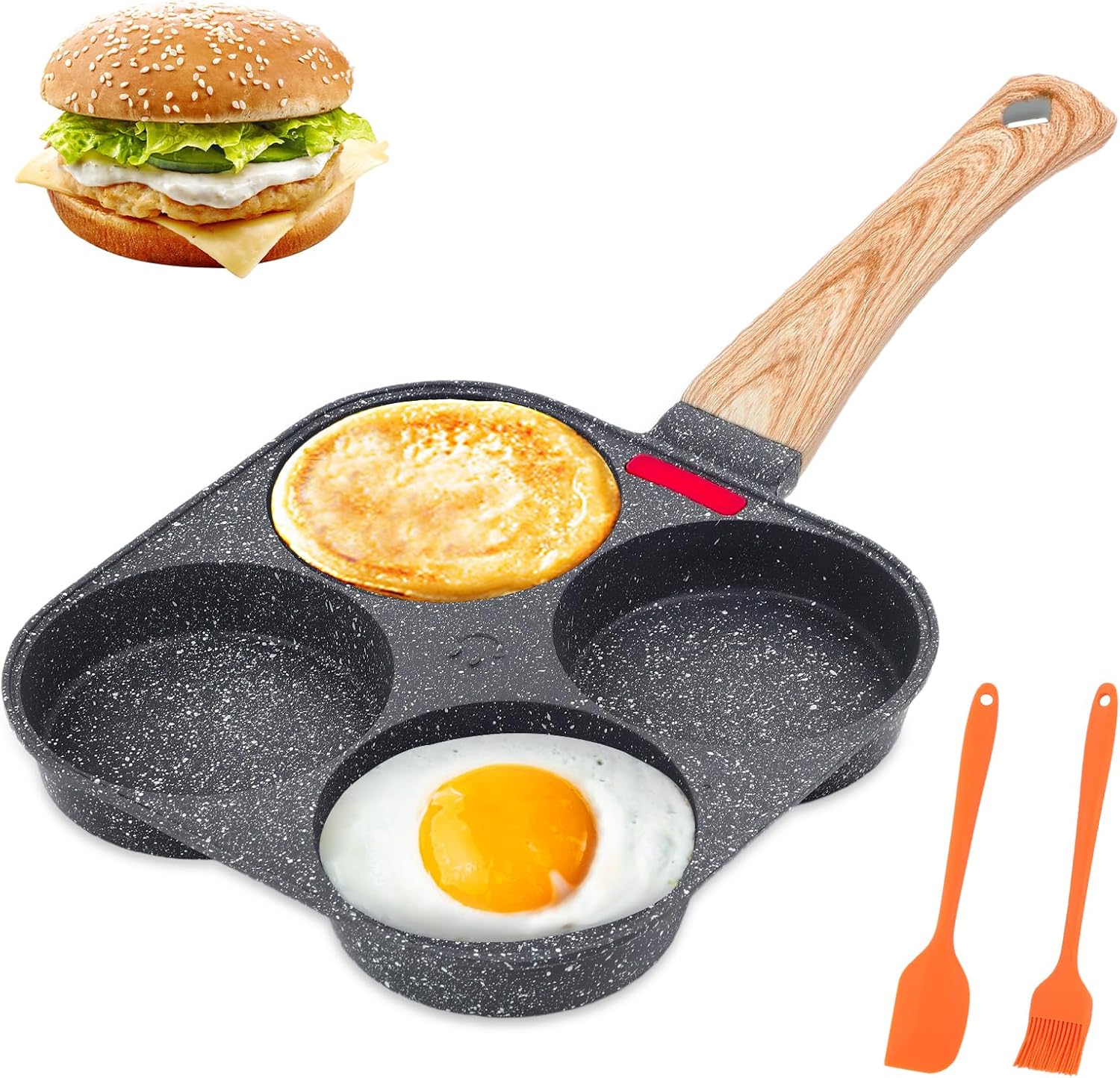 4 Cup Nonstick Aluminum Egg Pan U9135