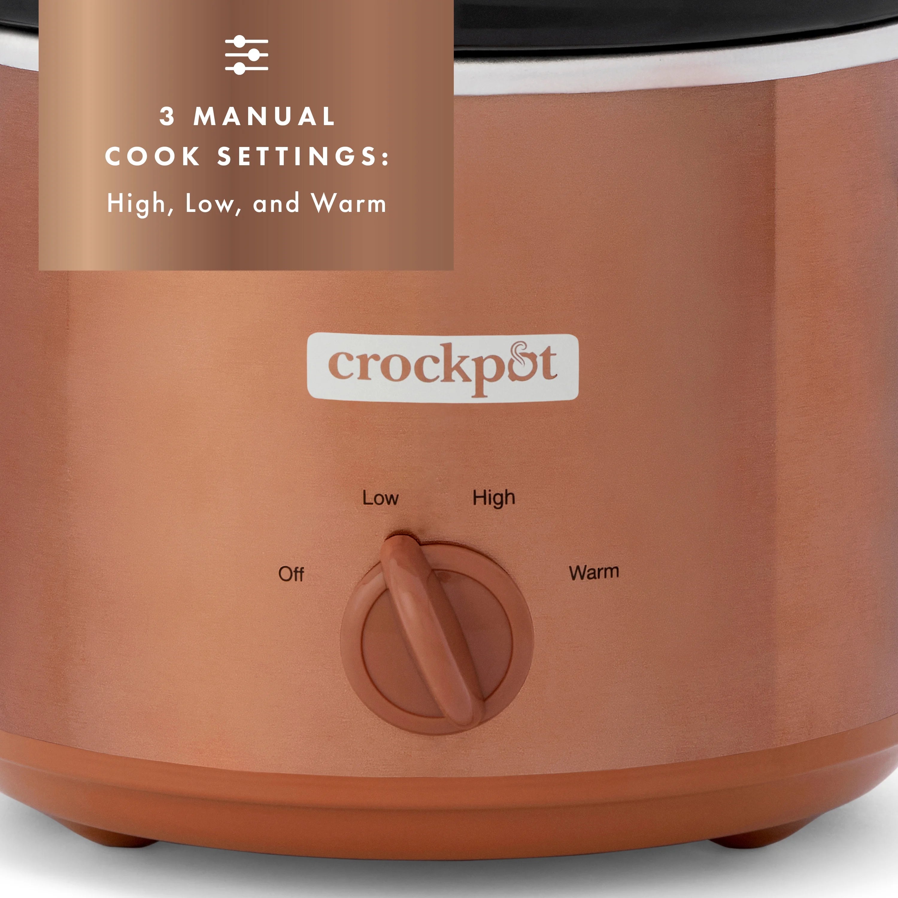 3-Quart Manual Slow Cooker B210