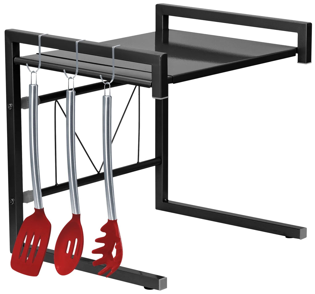 Expandable Microwave Oven Rack with Hooks M78832