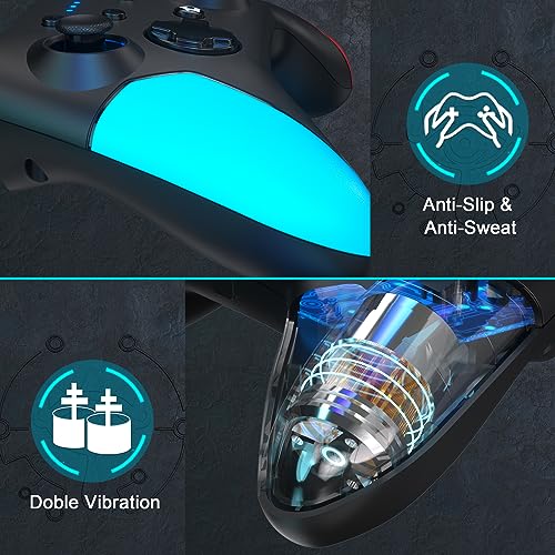 Wireless Pro Controller for Nintendo Switch 2/Switch/Lite/Switch OLED/PC with Wake-up, Turbo Vibration J618587
