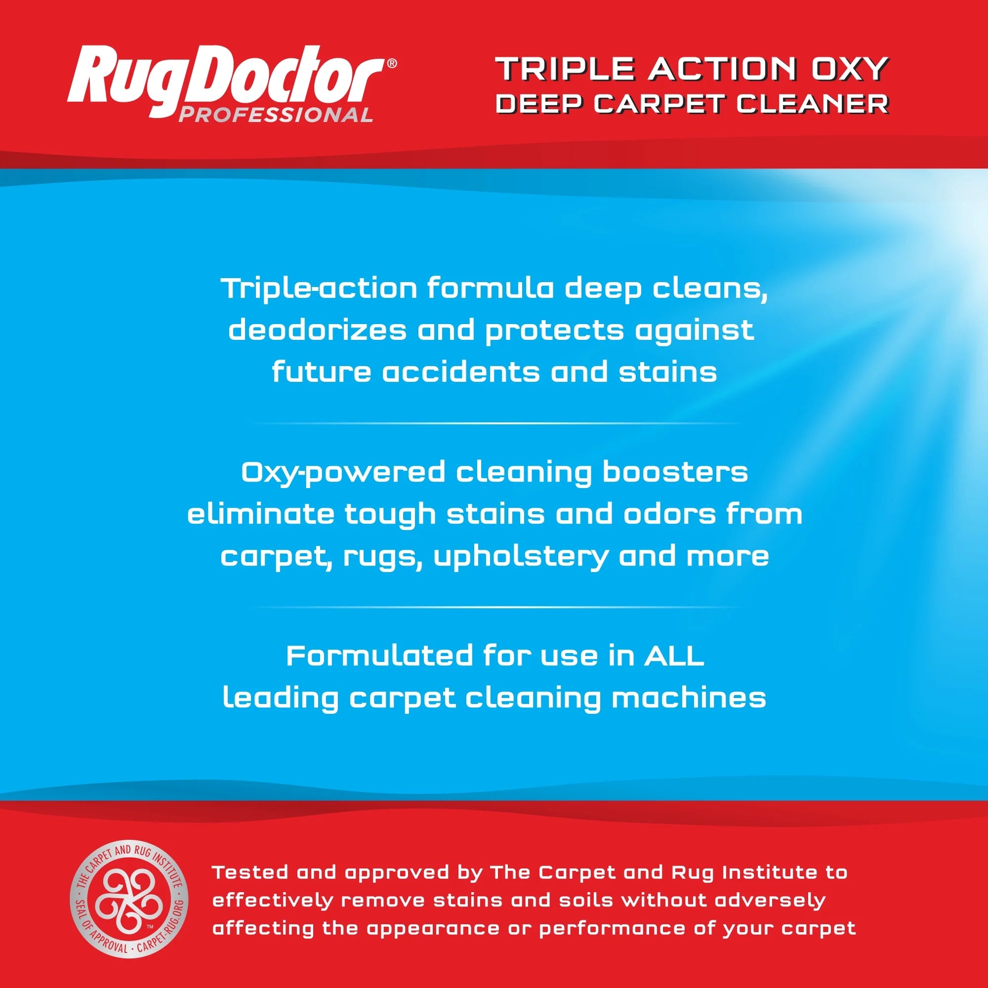Triple Action Oxy Deep Carpet Cleaner, 96 oz. N115581