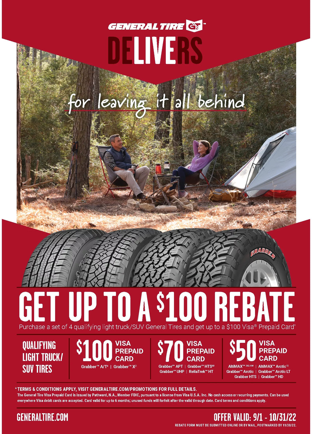 285/70R17 121 Q Tire Y3450