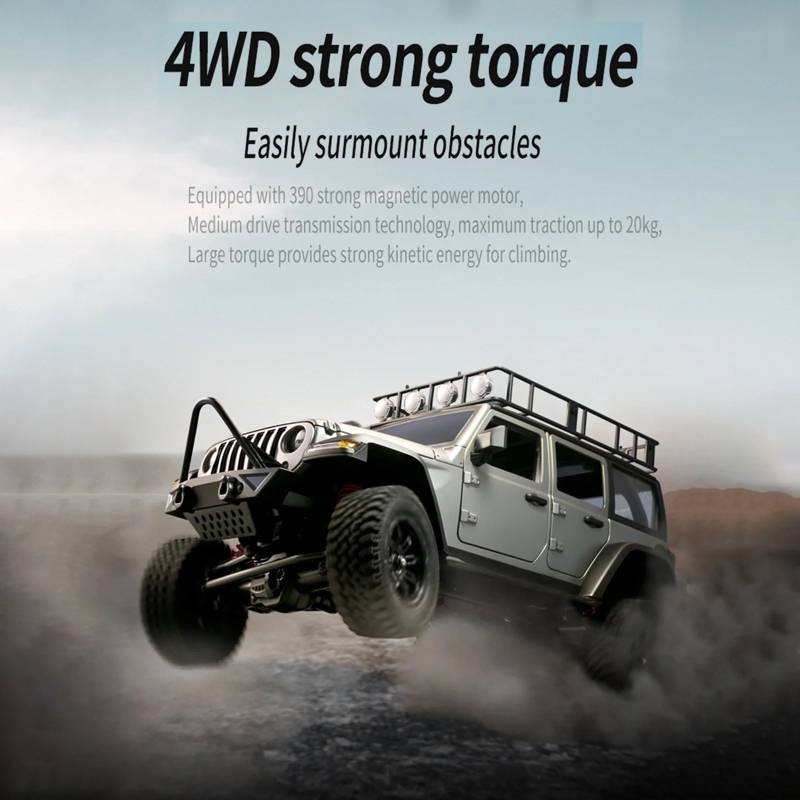 1:12 Scale 4 Wheel Drive Remote Control Off-Road Truck X75286