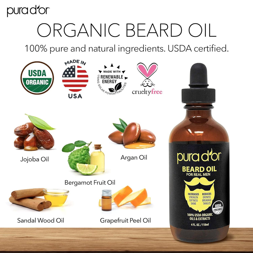 4 Oz Organic Beard Oil T57155