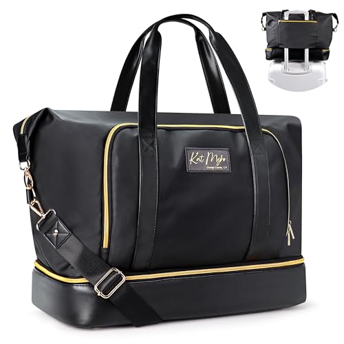 Womens Travel Weekender Bag with shoe compartment O901818