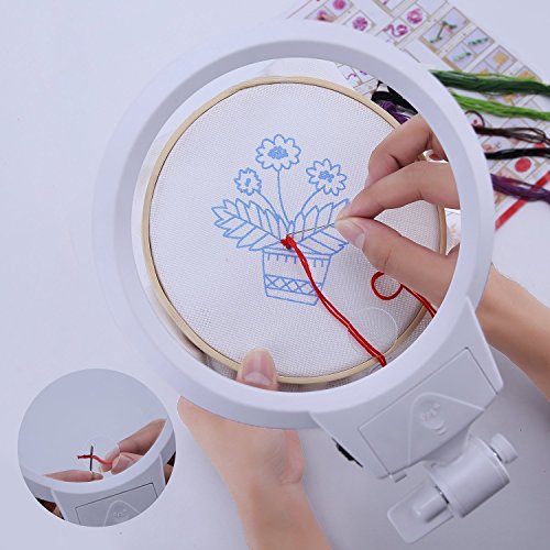 36 LED Dimmable Floor Magnifying Lamp with Stand Z83664