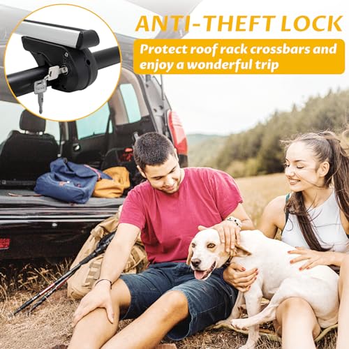 Universal Aluminum Roof Rack Cross Bars with 2 Locks S743
