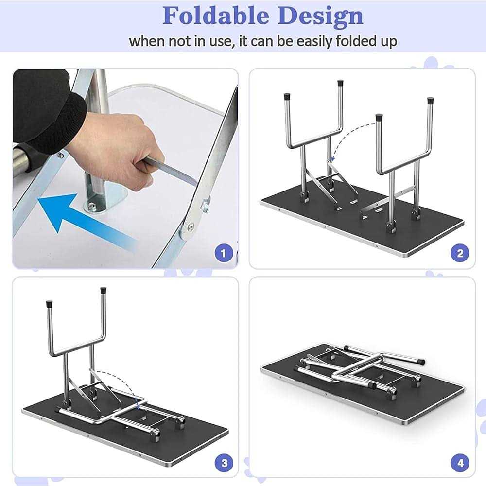 Pet Grooming Table with Arm & Noose & Mesh Tray E87966