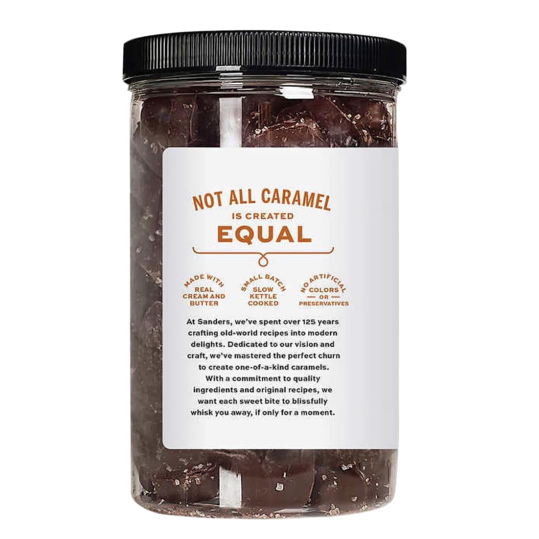Dark Chocolate Sea Salt Caramels 36 oz (Pack of 1) I1876