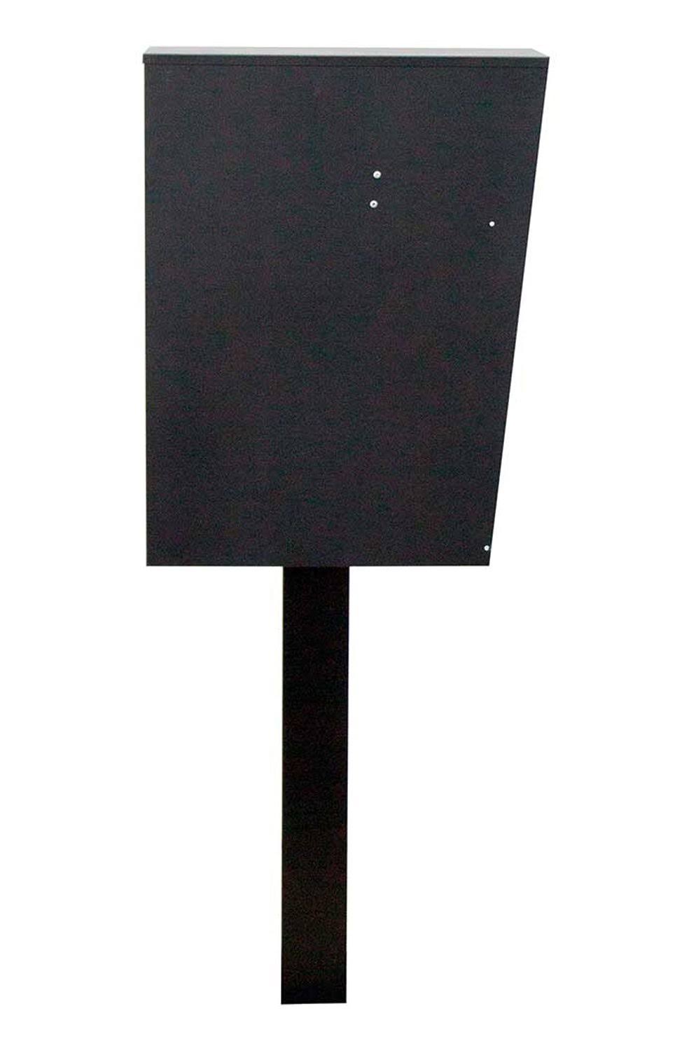 Black Mailbox with Post A62430